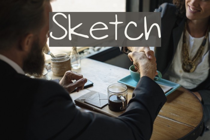 Sketch Font examples