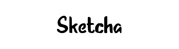 Sketch Font LOWERCASE