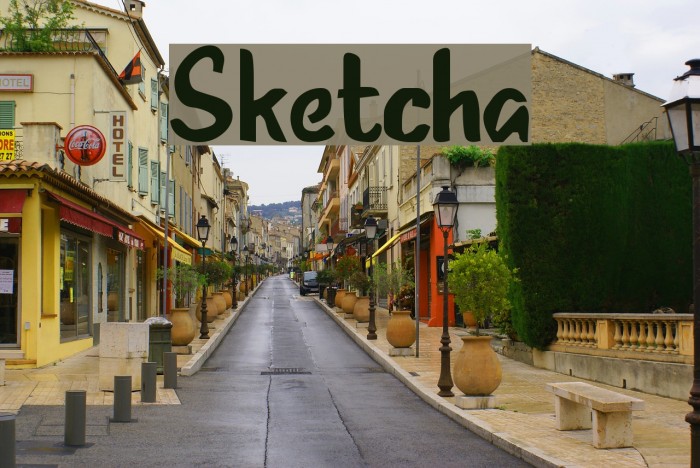 Sketcha Font examples