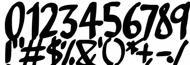 Sketchalot Font OTHER CHARS