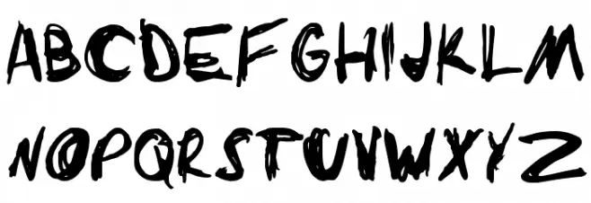 Sketchathon Шрифта ВЕРХНИЙ