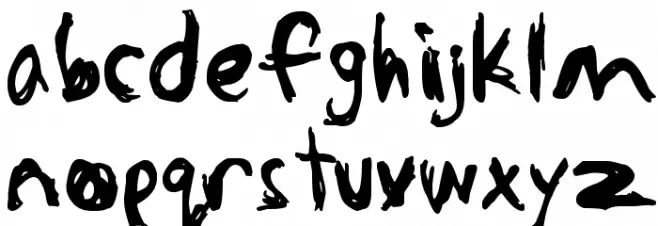 Sketchathon 字体 小写