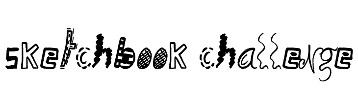 Sketchbook Challenge Fonte
