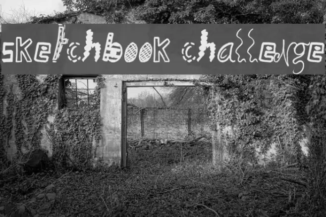 Sketchbook Challenge Fonte examples