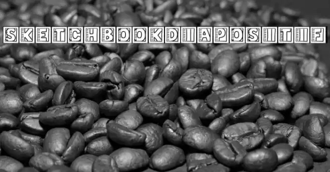 SketchbookDiapositif Font examples