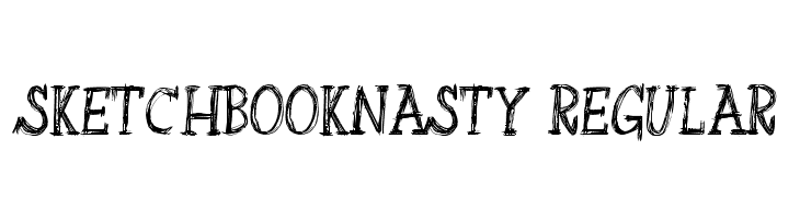 SketchbookNasty-Regular  font caratteri gratis