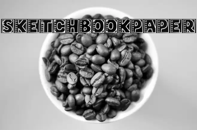 SketchbookPaper Font examples