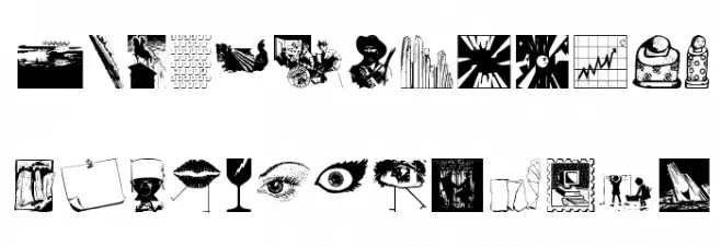SketchbookTwo Schriftart Groß