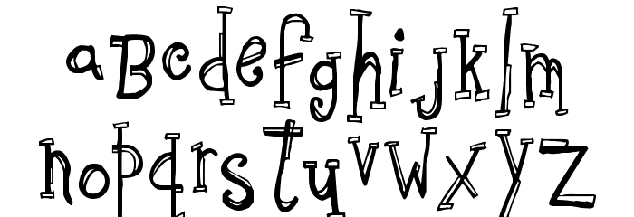 Sketchbook Font LOWERCASE