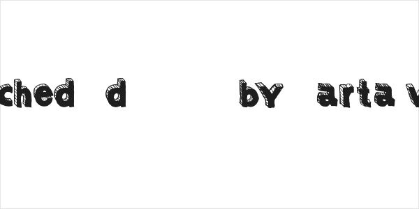 Sketched 3d DEMO by Marta van E Logo