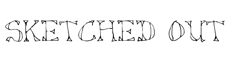 Sketched Out  Frei Schriftart Herunterladen