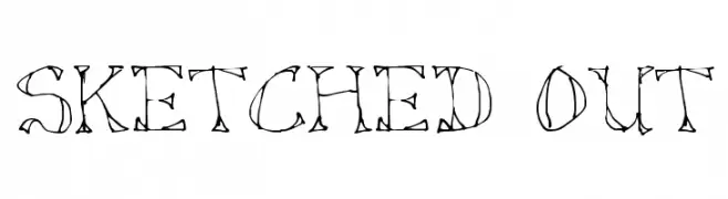 Sketched Out  Free Fonts Download