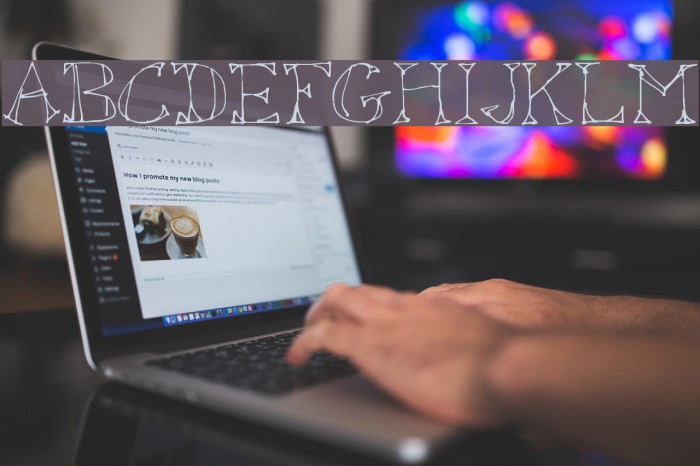 Sketched Out Font examples