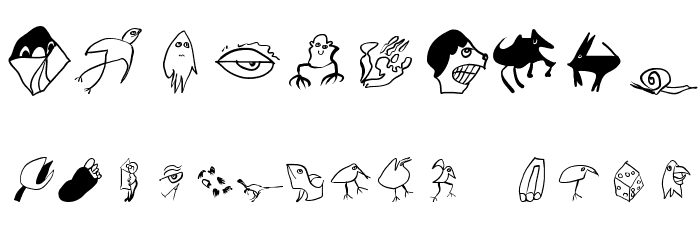 Sketched Font OTHER CHARS