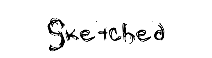 Sketched  नि: शुल्क फ़ॉन्ट्स डाउनलोड