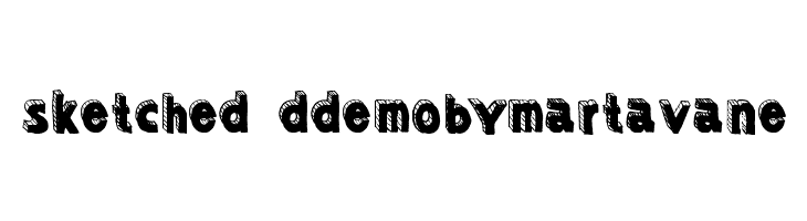 Sketched3dDEMObyMartavanE  免费字体下载