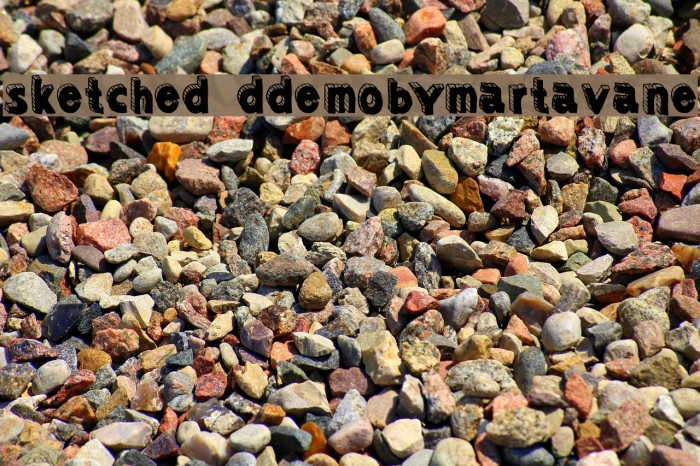 Sketched3dDEMObyMartavanE Шрифта examples