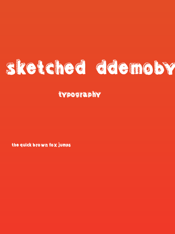 Sketched3dDEMObyMartavanE Poster