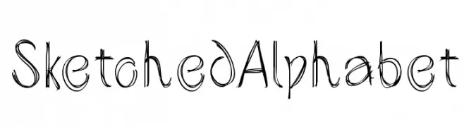 SketchedAlphabet  baixar fontes gratis