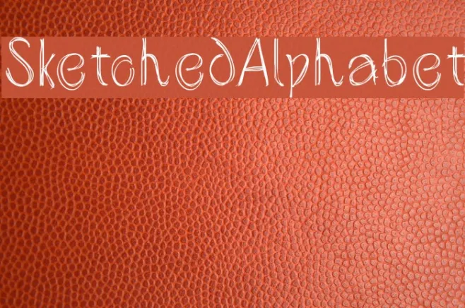 SketchedAlphabet Example 1