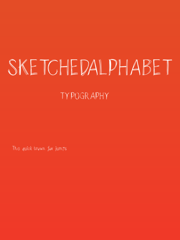 SketchedAlphabet Poster