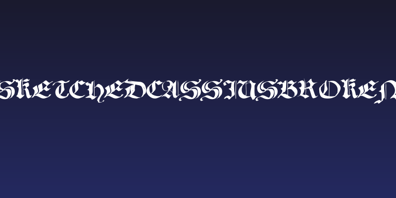 SketchedCassiusBroken Social Header