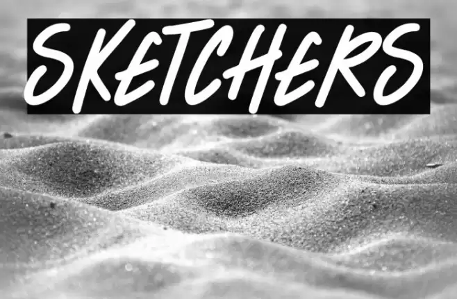 Sketchers 字体 examples