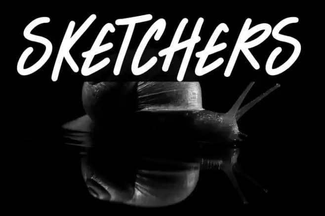 Sketchers 字体 examples