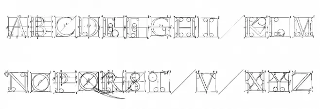 SketchesByDuerer Font Litere mari