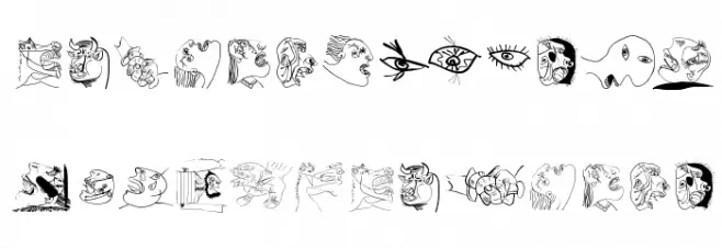 SketchesOfSpain फ़ॉन्ट लोअरकेस