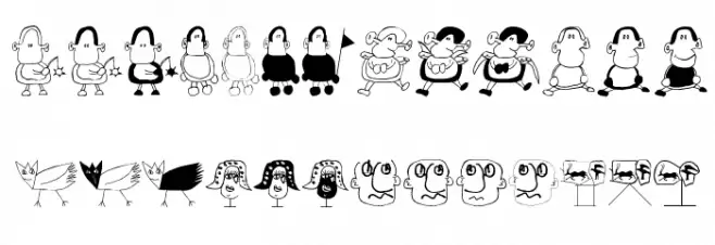 SketchesSelection Polices MAJUSCULES