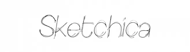Sketchica  les polices de caractères gratuit tlcharger
