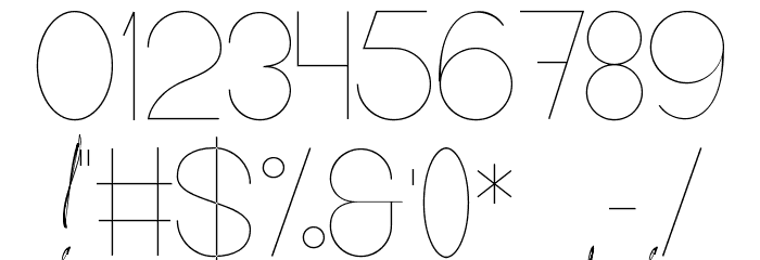 Sketchica Font OTHER CHARS