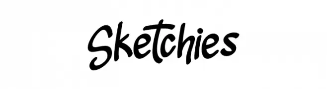 Sketchies  les polices de caractères gratuit tlcharger