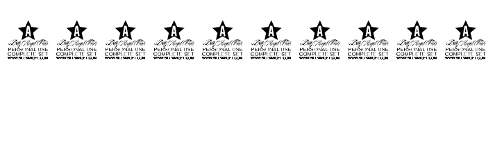 Sketching Stars Personal Use Font OTHER CHARS