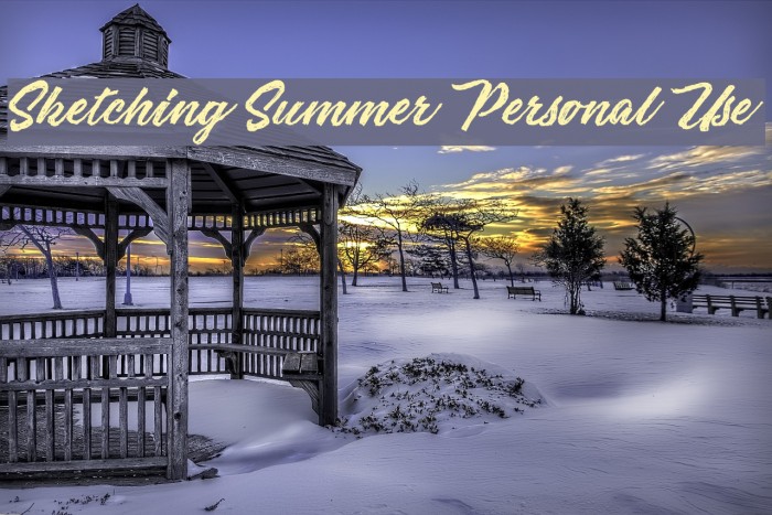 Sketching Summer Personal Use Example 1