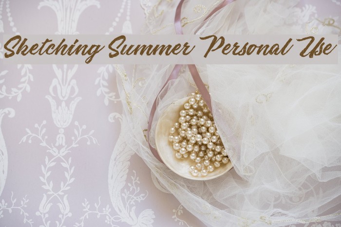 Sketching Summer Personal Use Example 2