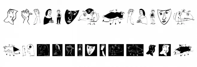 SketchingDiaryOne Polices MAJUSCULES