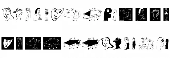 SketchingDiaryOne 字体 小写