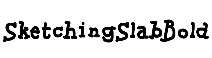 SketchingSlabBold Font