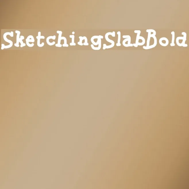 SketchingSlabBold Example 3