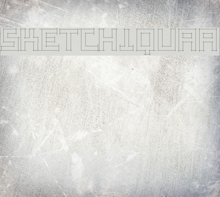 SketchiquaA Font examples