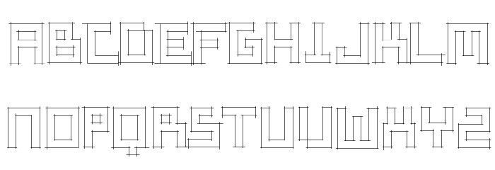 SketchiquaA Font LOWERCASE