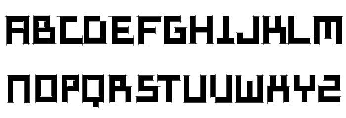 SketchiquaB Font LOWERCASE