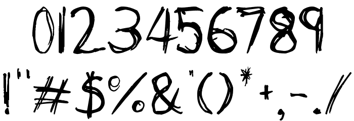 Sketchit Means Sketchit Font OTHER CHARS