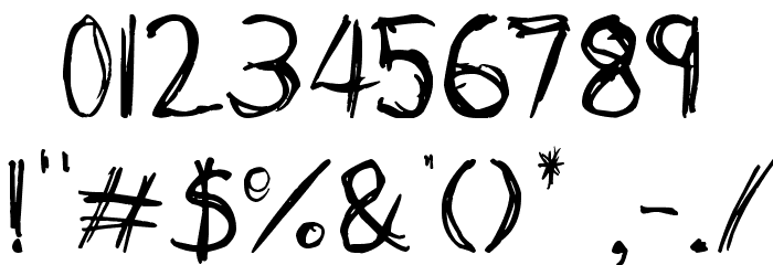 Sketchit Means Sketchit Font OTHER CHARS