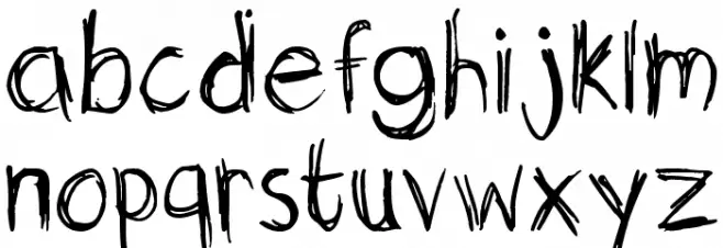 Sketchit Means Sketchit Caratteri MINUSCOLO