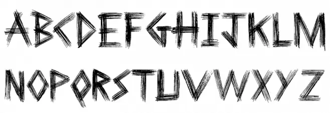 Sketchline Polices MAJUSCULES