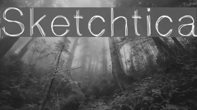 Sketchtica Font examples
