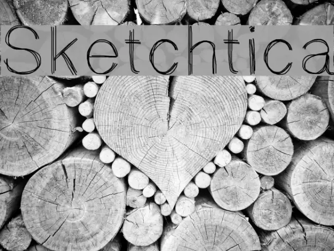 Sketchtica Font examples